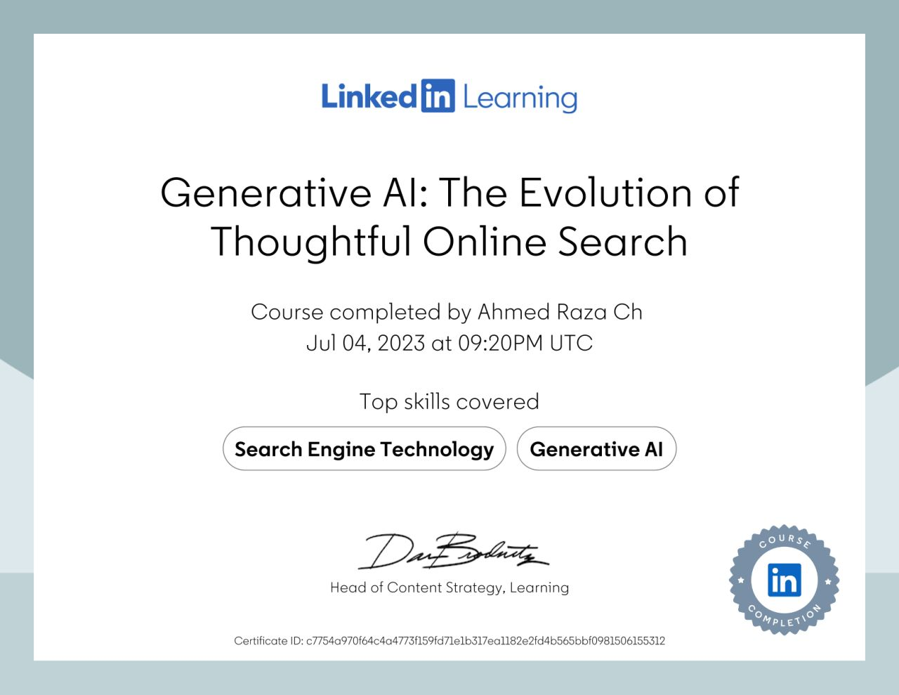 Generative AI: The Evolution of Thoughtful Online Search